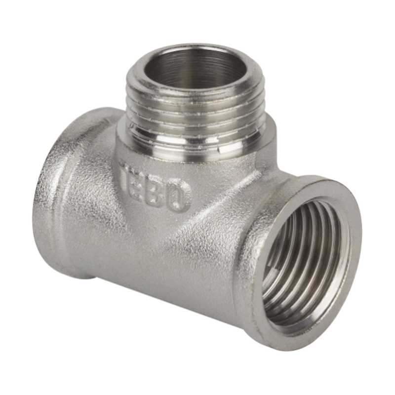 Тройник 15 (1/2") внутренняя/наружная/внутренняя резьба TEBO (13/156)