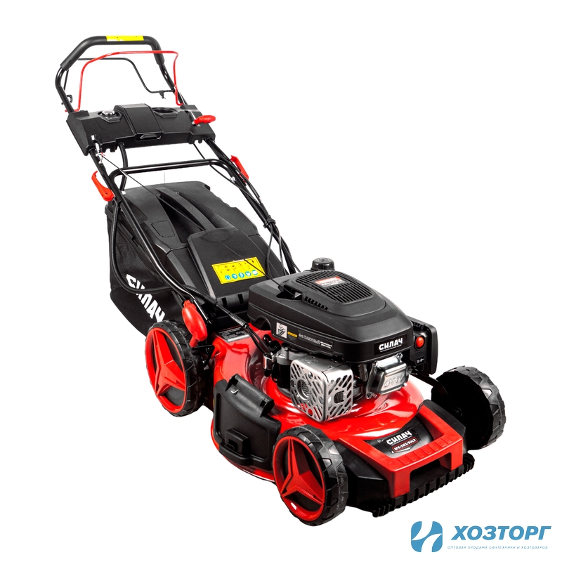 Газонокосилка бенз. СИЛАЧ БГК-5163/60СЭ 4,6кВт/6,3 лс,захват51см,60л,,самоход , электр/ручной стартер (1/3)