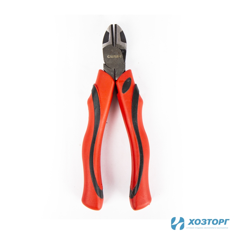 Кусачки боковые 160 мм, СИЛАЧ ПРЕМИУМ Cr-Ni, комб. ручки, усиленные (3/60)