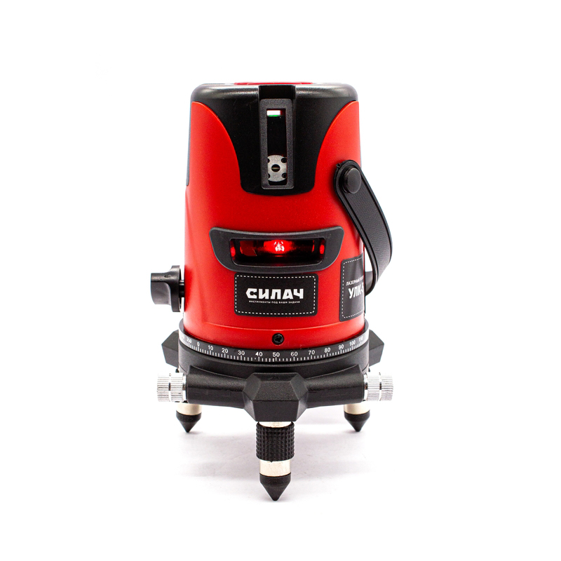 Уровень лазерный  5 линий красные, кейс, самовыр. 3-5 сек. СИЛАЧ УЛК-5 (1/10)