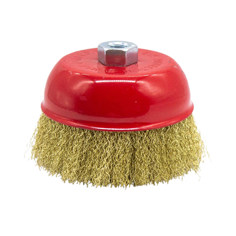 Щетка металлическая для УШМ СИЛАЧ 125мм/М14, чашка, волнистая (1/100)