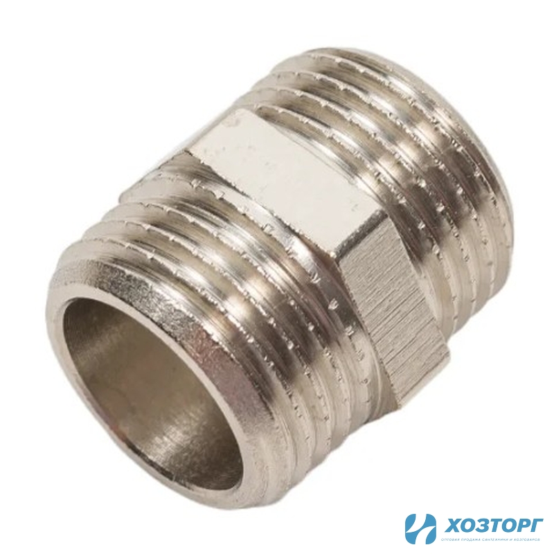 Ниппель переходной 25*15 (1"х1/2") наружная резьба TEBO T-ЛР.Н.3.1-12.CN (16/288)