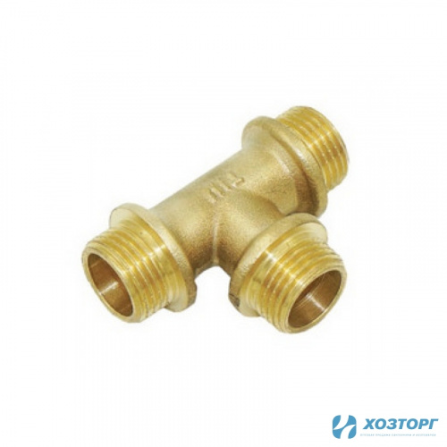 Тройник 15 (1/2") наружная/наружная/наружная резьба TIM TM222 (10/80)