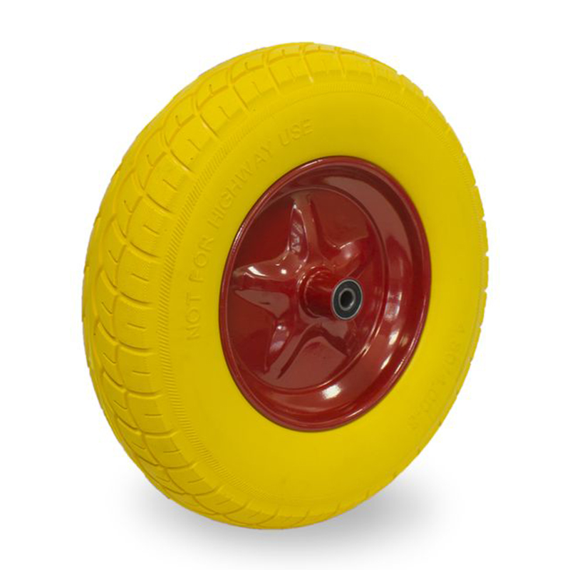    Колесо к тачке ПОЛИУРИТАНОВОЕ  4.00-8 ,12мм ВАРЯГ (1/5)