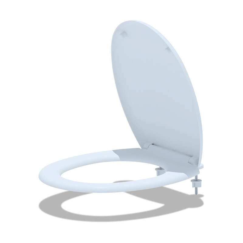 Сиденье для унитаза жесткое "АНИ" белый с микролифтом  WS0120/WS0120P (1/10)