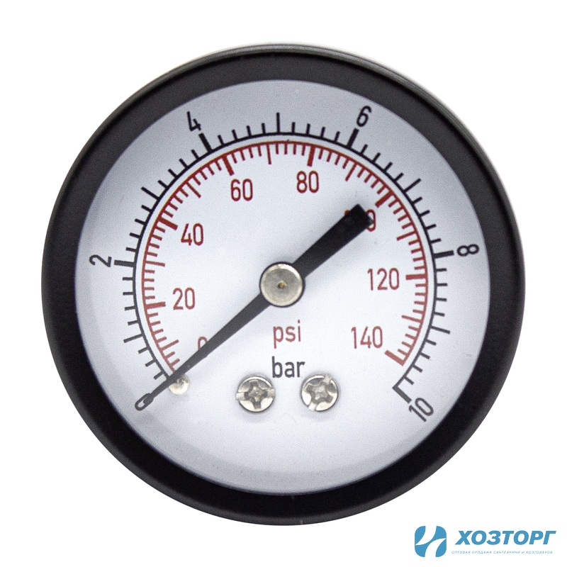 Манометр DAMENTO АКСИАЛЬНЫЙ, 1-10 бaр, 1/4" (1/200)