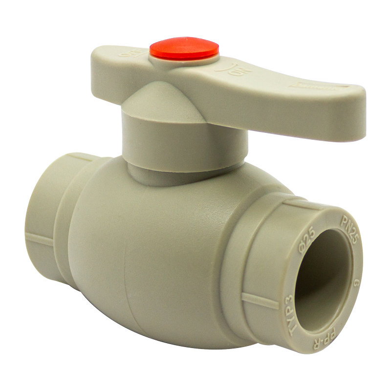 Кран шаровый 1v 25 Damento Standart (лат. шар) серый (10/90)