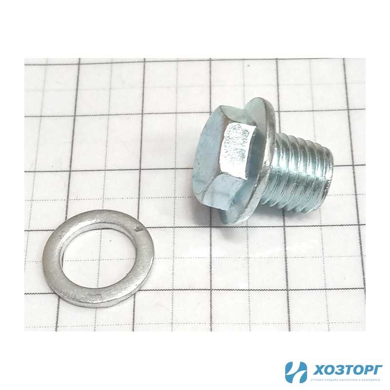 Болт слива масла с шайбой М10*15*1,25
