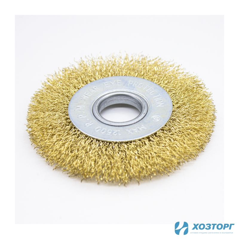 Щетка металлическая для УШМ  СИЛАЧ 100мм/М14, дисковая, волнистая (1/100)