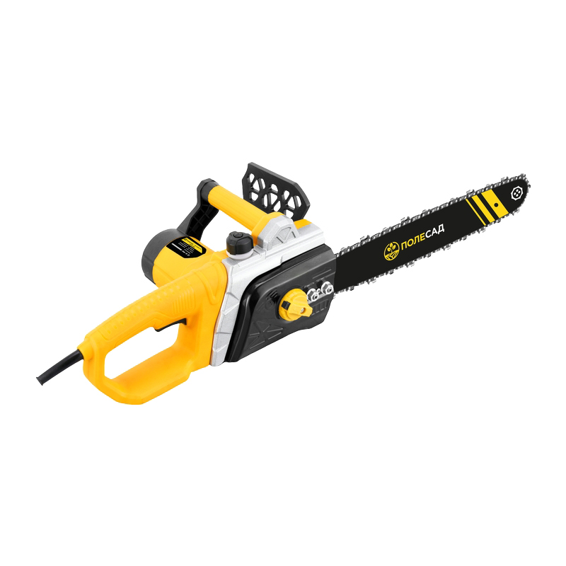 Пила цепная электрическая  ПОЛЕСАД ЦП-2200/16 (2200Вт,630м/мин,шина-16"/40см,цепь3/8,1,3мм) (1/4)