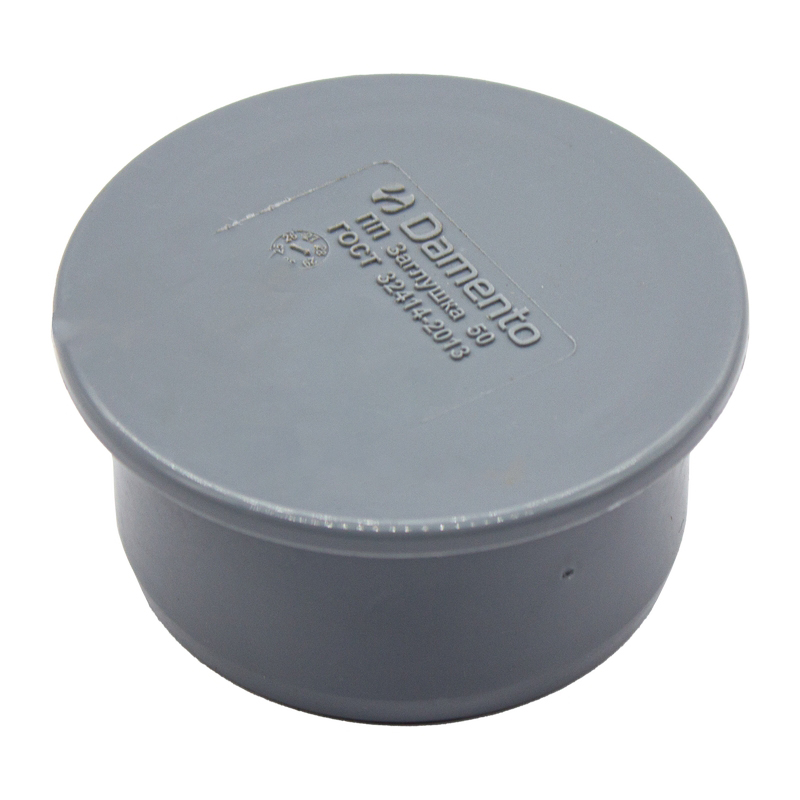 Заглушка канализационная  50  DAMENTO  (1/400)