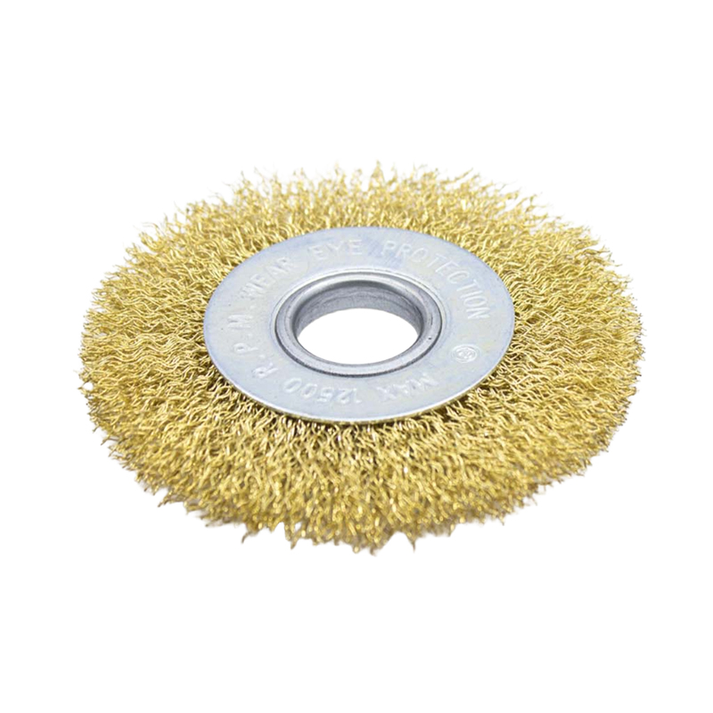 Щетка металлическая для УШМ  СИЛАЧ 100мм/М14, дисковая, волнистая (1/100)