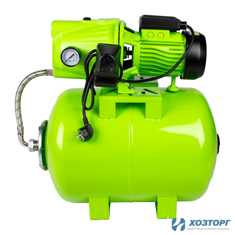 Станция автоматического водоснабжения  ПОЛЕСАД СВ-1200-50Ч (1200Вт, чугун, напор 53м, производ 60л/мин, подкл1" ) (1/6)