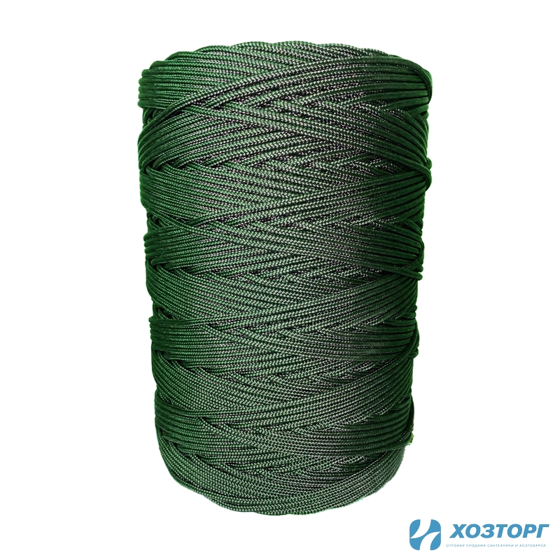  Шнур ПП плетеный цветной 4мм (500 м) (1/1)