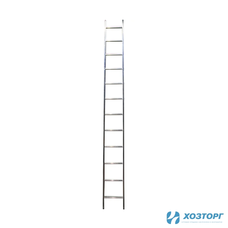 Лестница приставная односекционная 12 ступеней, СИЛАЧ 1*12, 3,42 м (1/5)