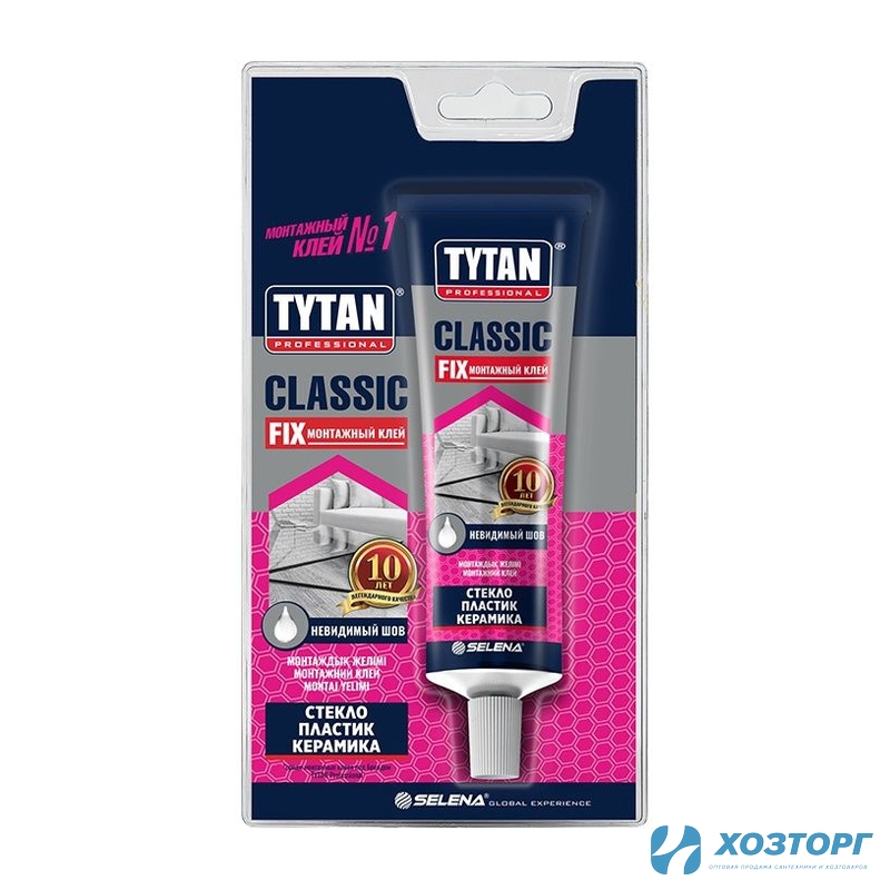 Клей TYTAN  PROFESSIONAL Classic Fix, прозрачный, 100 мл 00388 (1/12)