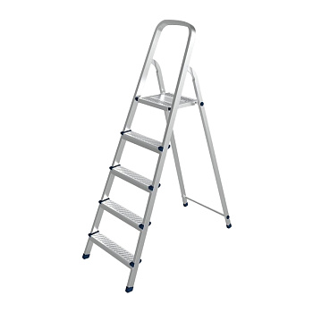 Стремянка 5 ступений оцинкованная П061/5 (1/26)