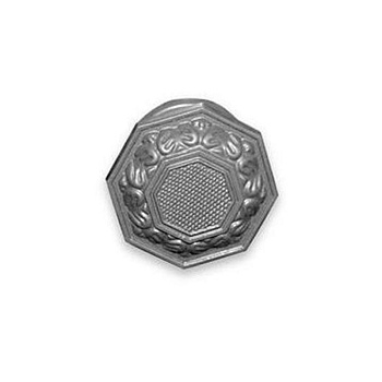    Ручка-кнопка 08-Ш-001 (серебро) 00006282 (1/40)