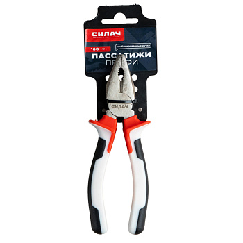 Пассатижи 160 мм СИЛАЧ ПРОФИ комбинированные ручки (3/60)