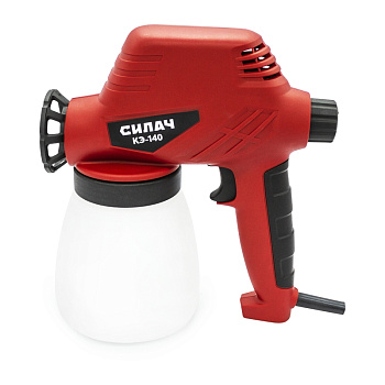 Краскопульт электрический  СИЛАЧ КЭ-140 (280мл/мин, 140Вт, 0,8л) (5/100)