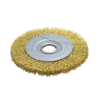 Щетка металлическая для УШМ СИЛАЧ 125мм/М14, дисковая, волнистая (1/100)