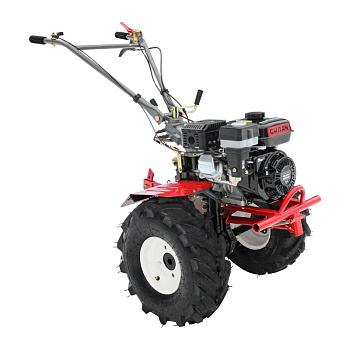 Мотоблок бензиновый  СИЛАЧ МБ-804 Ангара ,БЕЗ КОЛЕС ,руль отдельно , 8 лс (3+1), бенз подходят4*8/4*10/19*7*8 фрезы 24 мм (1/4)