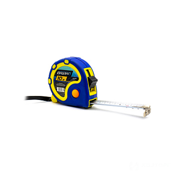  Рулетка 10м х 25мм, 3 фиксатора ВАРЯГ Мастер (6/60)