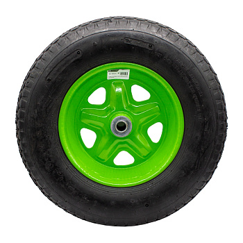 Колесо к тачке пневматическое  4.00-8, 16мм  ПОЛЕСАД (5/90)