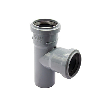 Тройник канализационный  50х50х90° DAMENTO  (1/180)