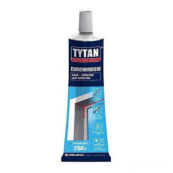 Клей-герметик TYTAN  PROFESSIONAL для окон ПВХ белый 180 гр, 95145 (1/32) 