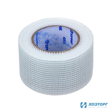 Серпянка (сетка) самоклеющаяся 50 мм х 20 м ЕРМАК 446-054 (1/100)