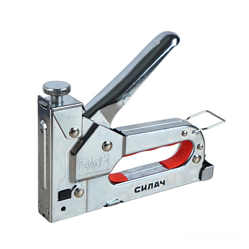 Степлер мебельный металл, скобы 4-14мм, ТИП 53A (11,3 х 0,7мм), регулируемый СИЛАЧ ЭКСПЕРТ (6/36)