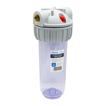  Фильтр магистральный Damento 10"SL с прозрач. корп. из трех частей  3/4" (1/12)