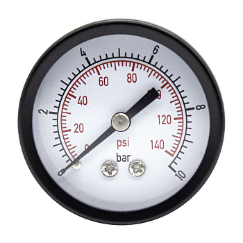 Манометр DAMENTO АКСИАЛЬНЫЙ, 1-10 бaр, 1/4" (1/200)