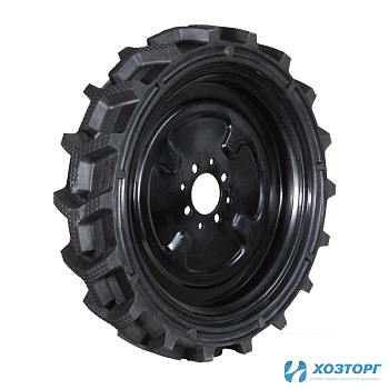  Колесо к МОТОБЛОКУ ЦЕЛЬНОЛИТОЕ 22*5.00-16 ВАРЯГ, диск 8 отверстий, цена за штуку (2/2)