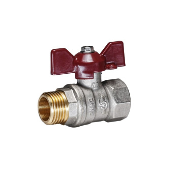 Кран шаровой Temper 1 В-Н бабочка (1/12)