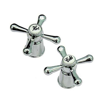     Маховик для смесителя пластик под крест 24 шлиц 565-028 (20/400)