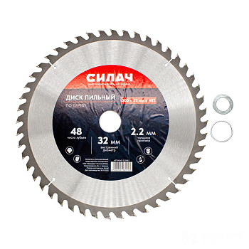 Диск пильный по дереву СИЛАЧ 300x32/30/20 мм 48T (1/20)