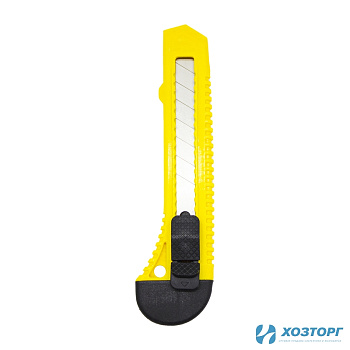 Нож строительный с сегментным лезвием 18мм, корпус пластик, СИЛАЧ Н-12 (25/600)