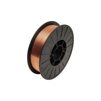  Стальная омеднённая сварочная проволока СИЛАЧ ER70S-6 (ан.Св08Г2С/G4Si1) д.0,8мм D200,катушка 5 кг (1/1)