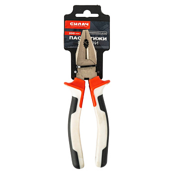 Пассатижи 200 мм СИЛАЧ ПРОФИ комбинированные ручки (3/60)