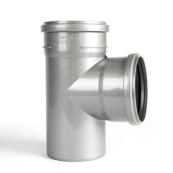 Тройник канализационный 110х110х90° DORON (1/25)