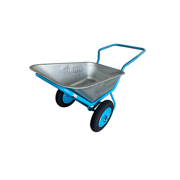  Тачка строительная СИЛАЧ - ТСт 110/2П, 2 колесная LUX П-образная ручка, 360кг, Индивидуальная упаковка (1/1)