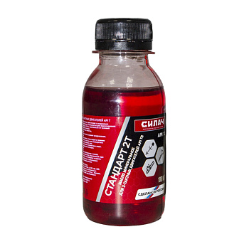 Масло двухтактное минеральное СИЛАЧ СТАНДАРТ 2Т API TC, 100мл (24/24)