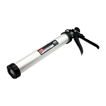 Пистолет для герметика СИЛАЧ ПРОФИ ПГ-107 закрытый, алюминиевый корпус 600 мл. (1/20)