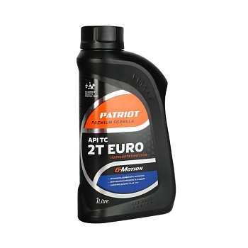 Масло двухтактное полусинтетическое PATRIOT G-Motion 2Т EURO 1л (1/12)