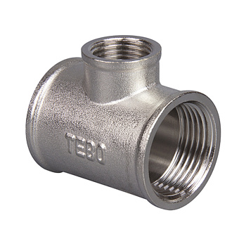 Тройник переходной 20х15х20 внутренняя резьба TEBO (12/144)