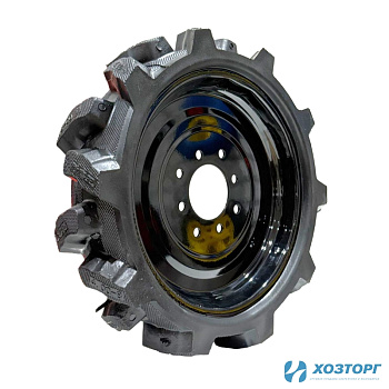Колесо к МОТОБЛОКУ ЦЕЛЬНОЛИТОЕ 4.00-8 СИЛАЧ, диск 8 отверстий, цена за штуку (2/84)