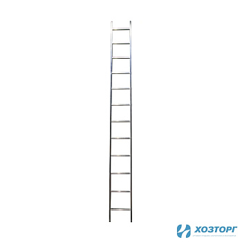 Лестница приставная односекционная 12 ступеней, СИЛАЧ 1*12, 3,42 м (1/5)