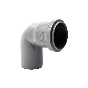 Отвод канализационный  50х90° DAMENTO (1/300)